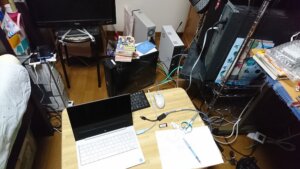 専門学校時代の自室の様子